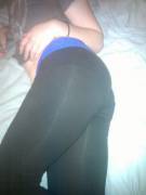 Yoga Pants Let Me Show Off My Flexibility. ;)