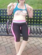 Was Told This Might Be Appreciated Over Here... Leggings At The Park