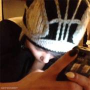 Recording With Her Phone.