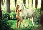 With Her White Horse