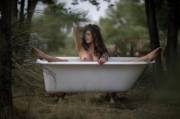 Nude And In A Tub