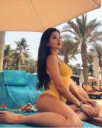 Yellow One Piece Swimsuit