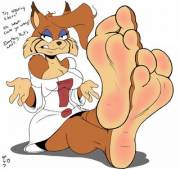 This Washed-Up Transgender Version Of Bubsy The Bobcat (Her Feet Most Especially)