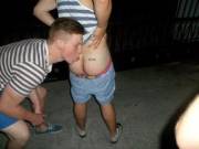 Licking A Piece Of Reece