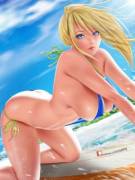 Samus In Her Slingshot Bikini (Yq)