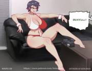 Waifu On Couch - Bayonetta (Bokuman)