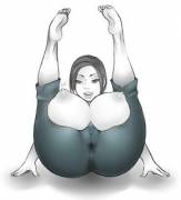 Wii Fit Trainer Practicing A New Yoga Pose (Hielo) [Wii Fit)