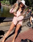 Adriana Chechik With Snake