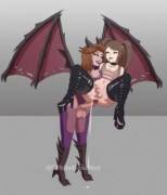 Demonfuta Fucks Hiro (Whitegoldnot)