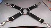 Leather Hogtie Restraint Linkage