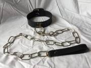 Black And Gold Matching Slave Set