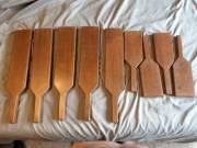 Handmade Ipe(Brazilian Walnut) Paddles 12 And 18 In, 3/4 And 1 In Thick.