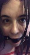Cute Ball Gagged Selfie :)