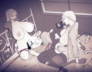 Claire, Ada, And Annette (Devilhs) [Resident Evil 2]