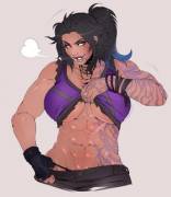 Amara Showing Off Her Abs [Borderlands 3] (Orangekissess)