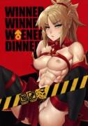 Winner Winner W♂Ener Dinner (Fate/Grand Order) (Censored)