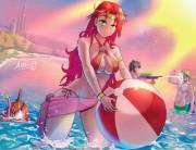 Jnpr Beach Party :D By Me (Artkos19)