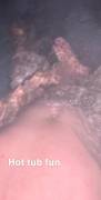 Playing With My Dick In Hot Tub