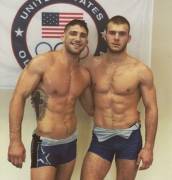 Getting Their Sweat On Each Other