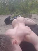 Ass-Up In The Dunes At The Nude Beach