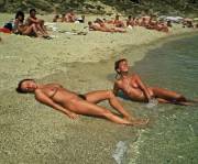 Vintage Nude Beach - I Vote 1980'S