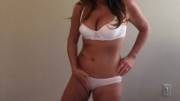 Cam Show In My White Satin Panties