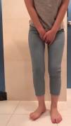 Holding And Wetting Her Pants