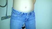 Topless Wetting Her Jeans