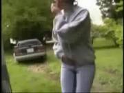 Wetting Herself In Her Sweatpants