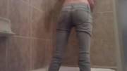 Wetting Her Jeans In The Tub