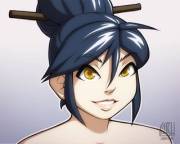 Mei Transformation Sequence {Animation} [F Human -&Amp;Amp;Gt; F Slime/Goo Symbiote ...