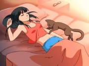 Animation Transformation Girls [F2F Tf, F Feral Cat -&Amp;Amp;Gt; F Human] - Rikeza