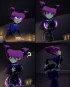 Jinx Tries Out A Magic Spell [F Breast/Ass Expansion] By Ravenravenraven