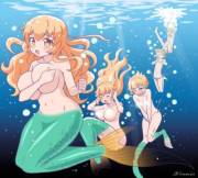 Mermaid Spring [M Human -&Amp;Amp;Gt; F Mermaid] By Goroudx