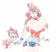 Pokemon: Sapphire Is Evolving! [F Breast Expansion] - Brellom