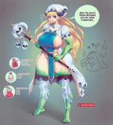 Goblin Slayer: Thicc Goblin Priestess [F Human -&Amp;Amp;Gt; F Half-Goblin][Breast/Ass ...