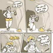 Slime Finds A Friend [F Elf → F Slime Girl][Melting/Merging, Monster Girl, Comic] ...
