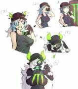 Monster Energy [F Human -&Amp;Amp;Gt; F Demon Girl] - Critnuke