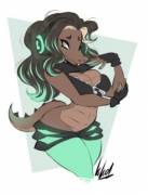 Marina Alligator (F Octoling -&Amp;Amp;Gt; F Anthro Gator Post-Tf)[Splatoon 2] By ...