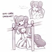 Rosavoir [F Human (Rosa) + Gardevoir Fusion/Merging] - Inksgirls