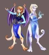 Frozen - Gargoyles (F Humans -&Amp;Amp;Gt; F Gargoyles; Post-Tf/Alternate Species)[Disney] ...