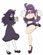 Pokemon: Bimbo Hex Maniac [F Bimbofication] - Sealguy