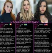 Choose Your Keyholder