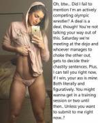 Chastity Fantasy: Caption 119. Nothing Like Actual, Physical Submission.