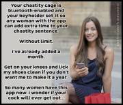 There's Nowhere To Escape The Chastity Cloud... (Oc)