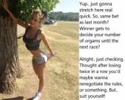 Chastity Fantasy: Caption 163. When Will You Learn To Stay Away From These Bets?