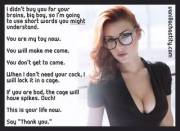 Words Even A Chastity Toy Can Understand