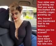 Your Sister Was Just Telling Me You Were Fascinated With Chastity Cages Growing Up...