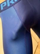 Love The Way My Cock Looks In Compression Leggings