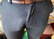 Tight Pants + Commando =